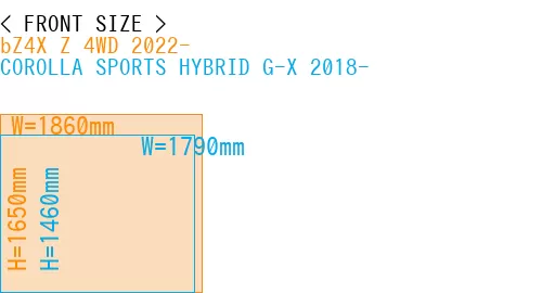 #bZ4X Z 4WD 2022- + COROLLA SPORTS HYBRID G-X 2018-